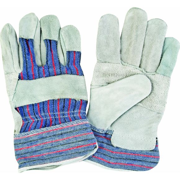 Zenith Safety Products - SAN382 Gants d'ajusteur à avec paume renforcée en cuir de vache refendu de meilleure qualité