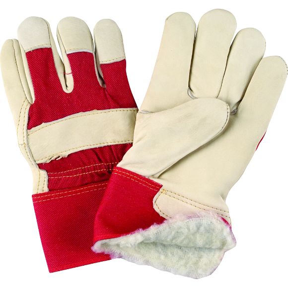 Zenith Safety Products - SAO053 Gants d'ajusteur en cuir fleur de vache doublés de boa/acrylique