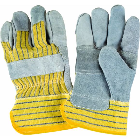 Zenith Safety Products - SAP225 Gants d'ajusteur de qualité suppérieure en cuir de vache refendu avec paume renforcée