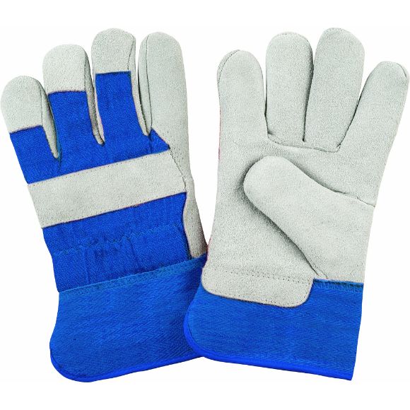 Zenith Safety Products - SAP242 Gants d'ajusteur en cuir de vache refendu doublés de mousse molletonnée