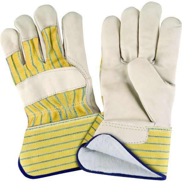 Zenith Safety Products - SAP245 Gants d'ajusteur en cuir fleur de vache doublés de coton molletonné