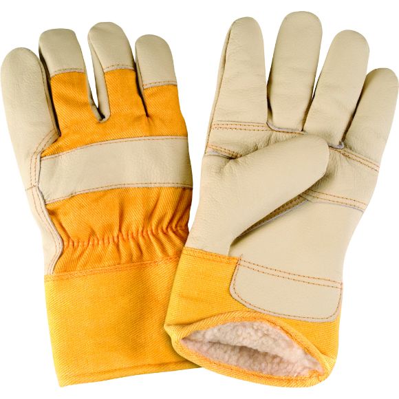 Zenith Safety Products - SAP290 Gants d'ajusteur en cuir fleur pour meubles doublés de boa/acrylique