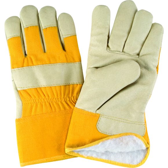 Zenith Safety Products - SAP300 Gants d'ajusteur en cuir fleur de porc doublés de boa/acrylique