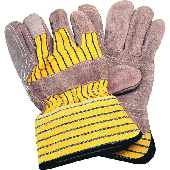 Zenith Safety Products - SE349 Gants d'ajusteur en cuir de vache refendu à paume double de qualité supérieure