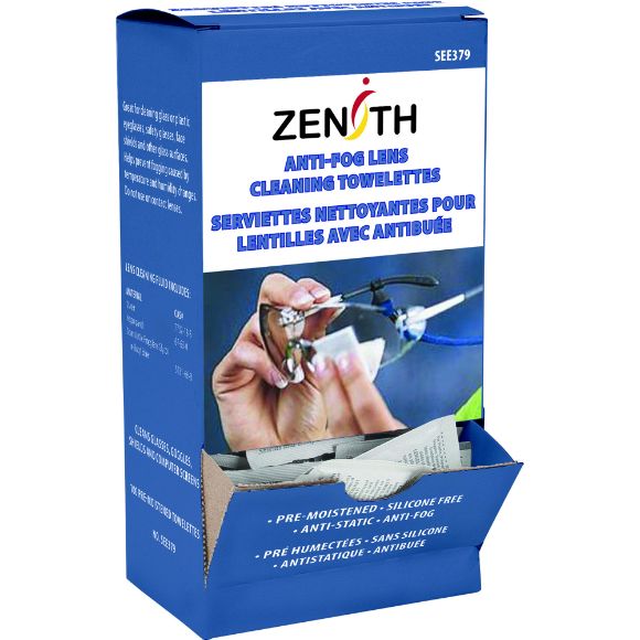 Zenith Safety Products - SEE379 Serviettes nettoyantes pour lentilles