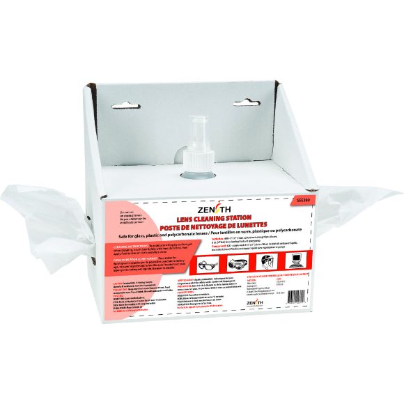 Zenith Safety Products - SEE380 Postes de nettoyage jetables pour lentilles