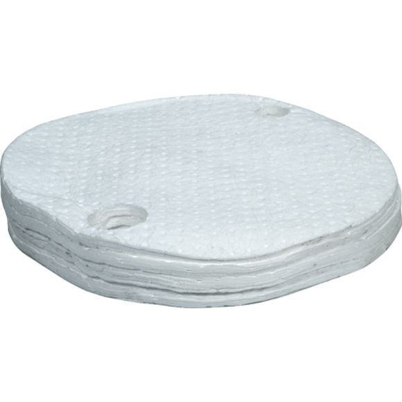 Zenith Safety Products - SEI050 Tampons absorbants pour couvercles de barils - Huile seulement