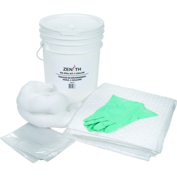 Zenith Safety Products - SEI161 Trousses de déversement, 5 gallons - Huile seulement