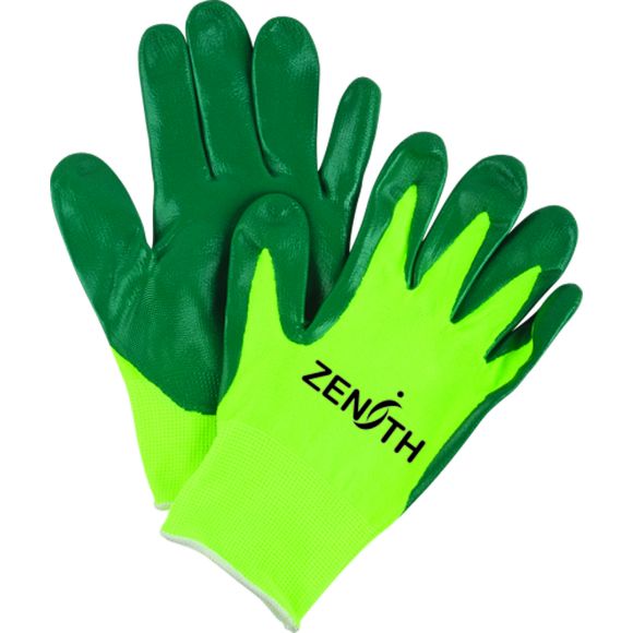 Zenith Safety Products - SEI854 Gants à paume enduite de nitrile de première qualité