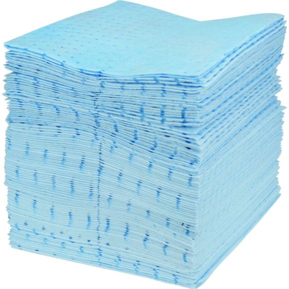 Zenith Safety Products - SEJ186 Feuilles absorbants bleus liés - Huile seulement