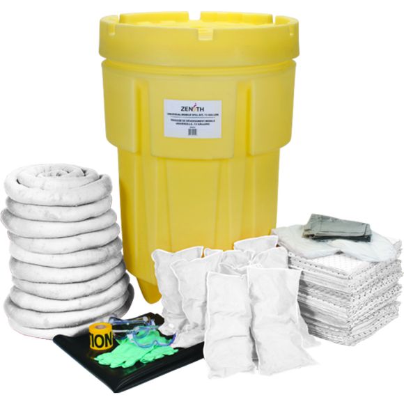 Zenith Safety Products - SEJ266 Trousses de déversement pour établi, 95 gallons - Huile seulement