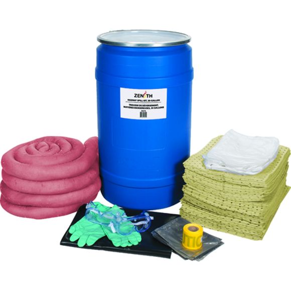 Zenith Safety Products - SEJ276 Trousses de déversement, 30 gallons - Matières dangereuses