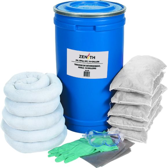 Zenith Safety Products - SEJ278 Trousses de déversement, 16 gallons - Huile seulement