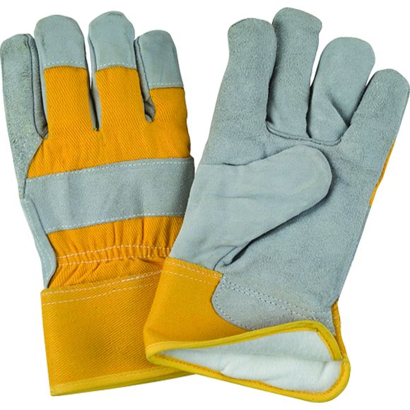 Zenith Safety Products - SEM276 Gants d'ajusteur en cuir de vache refendu a/doublure thermique