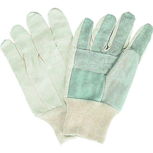 Zenith Safety Products - SM572 Gants à paume en cuir de vache refendu de qualité standard