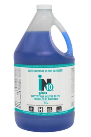 ino gloss 10 Nettoyant et Désodorisant Élite Neutre pour Planchers 4 L par iNO Solutions