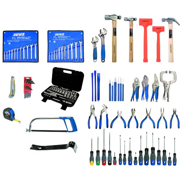 Ensemble d'outils intermédiaires, 112 mcx avec coffre en acier