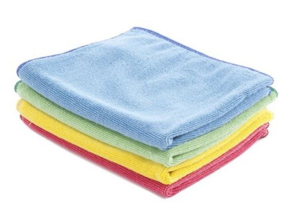 Linges en microfibre 16x16 couleurs variées