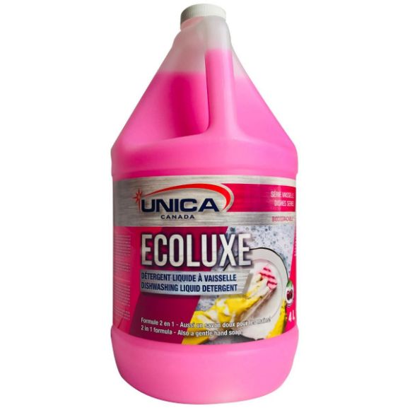 Bouteille de 4L Ecoluxe Detergent a vaisselle liquide